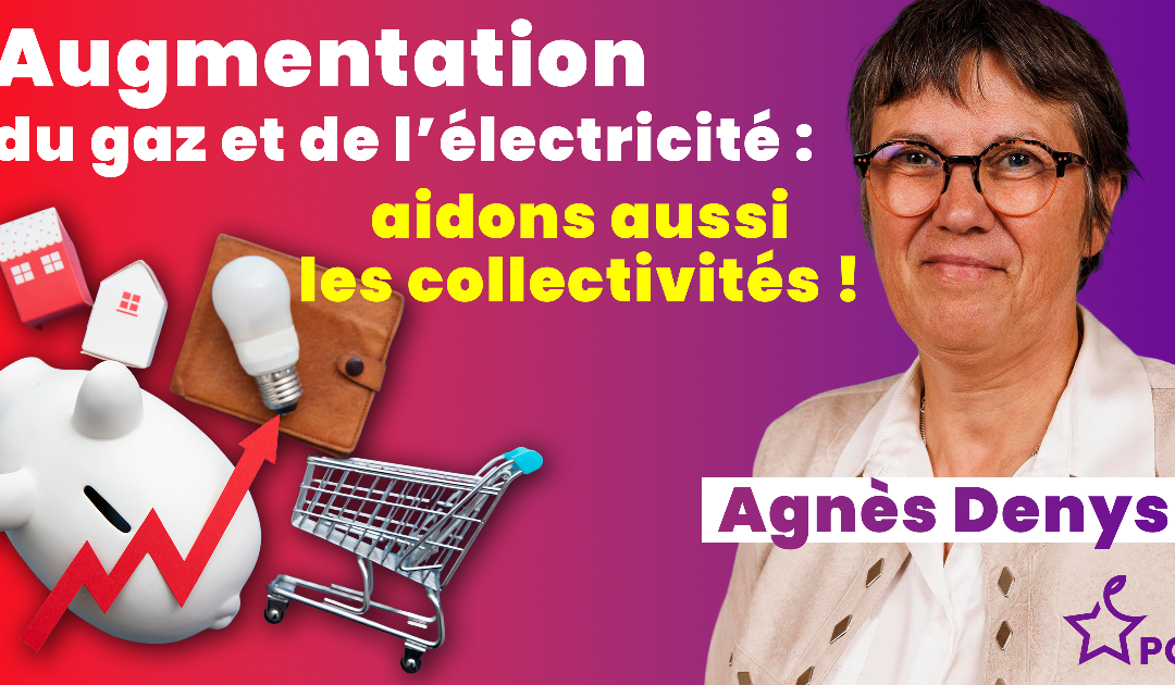 Augmentation du prix du gaz et de l’électricité : aidons aussi les collectivités ! – Agnès Denys