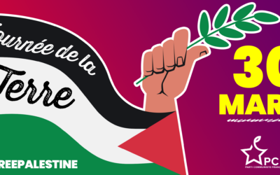 30 mars : Journée de la Terre #Palestine
